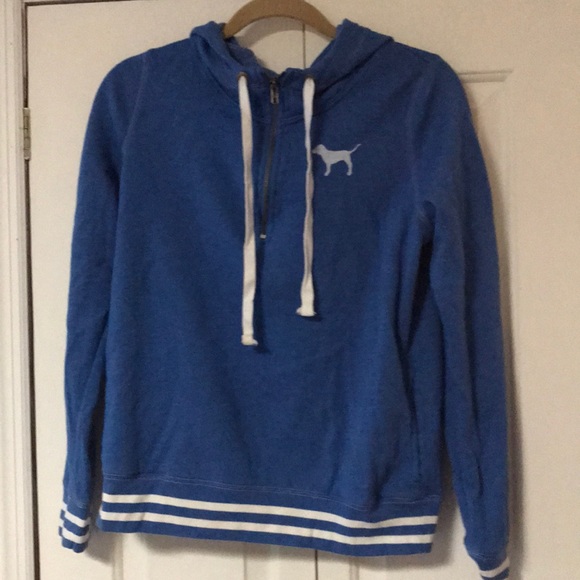 PINK Victoria's Secret Tops - pink half zip hoodie